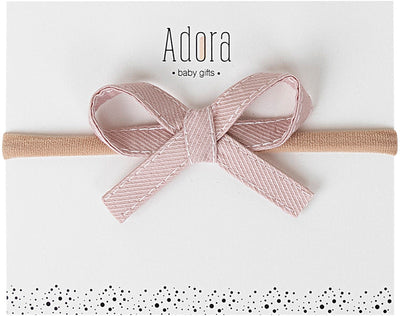 Mini Ribbon Bow Headbands by Adora (More Colors)