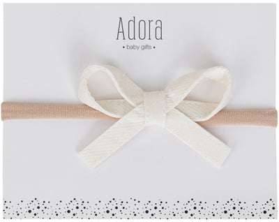 Mini Ribbon Bow Headbands by Adora (More Colors)
