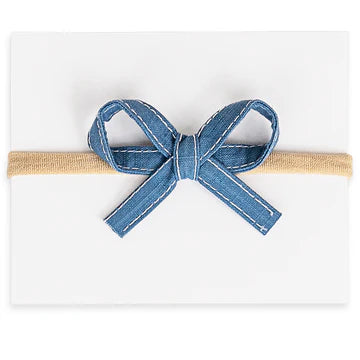 Mini Ribbon Bow Headbands by Adora (More Colors)