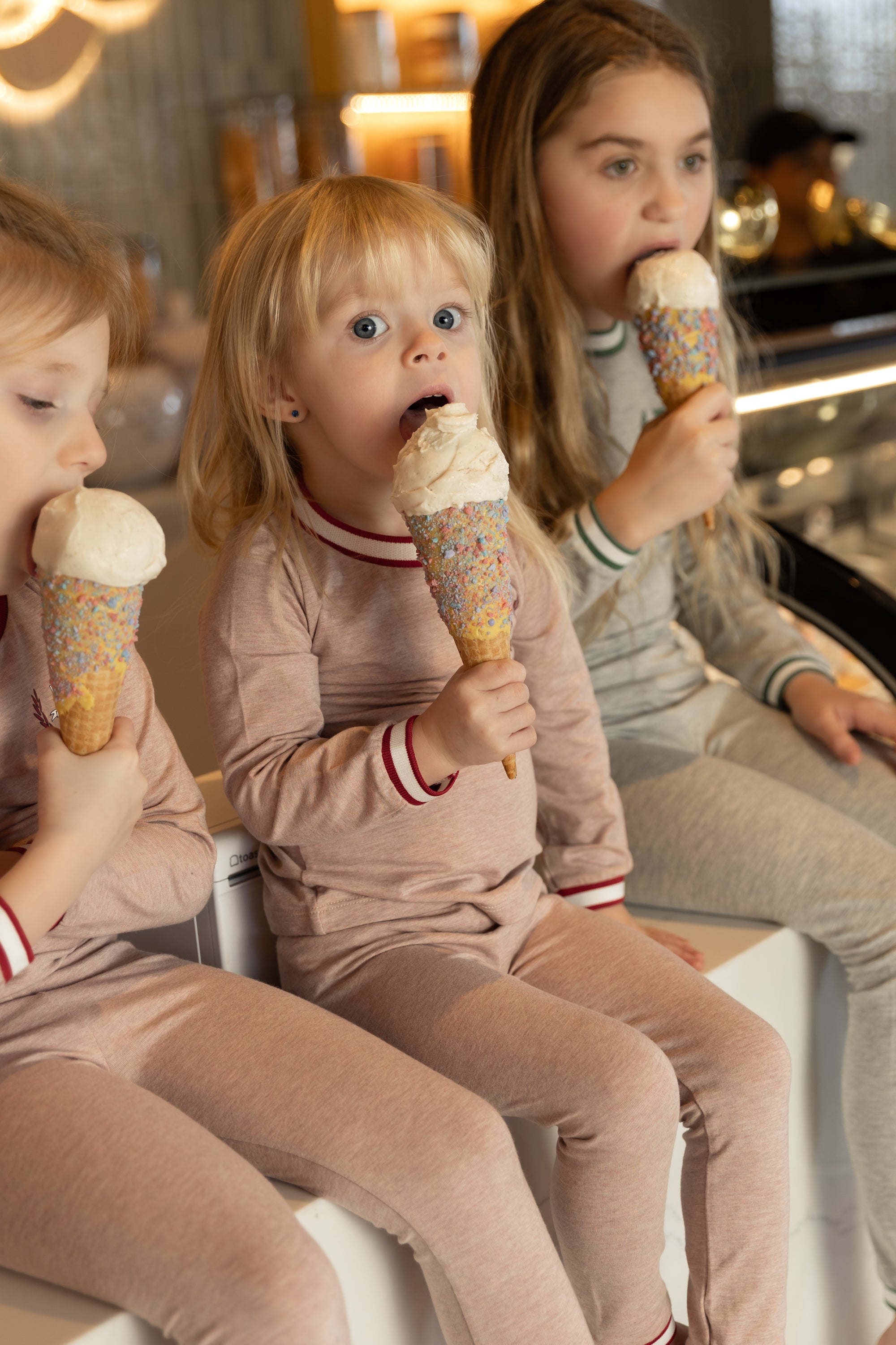 Bee & Dee Modal Varsity Loungewear - Flush
