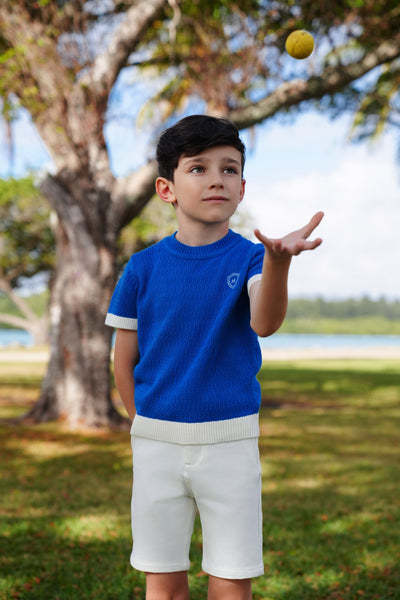 Dane true blue sweater by Motu