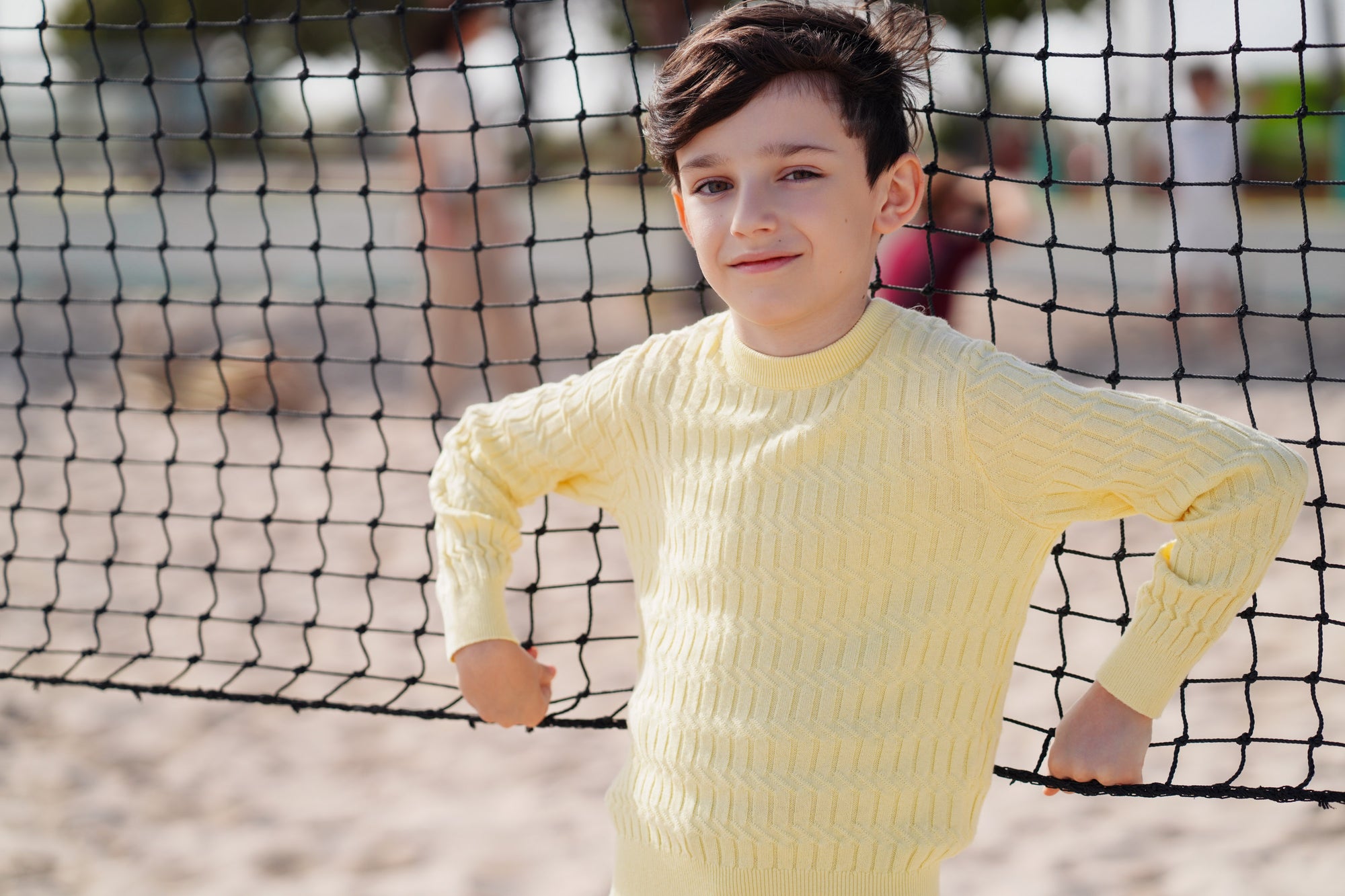 Cory pale yellow sweater by Motu– Flying Colors