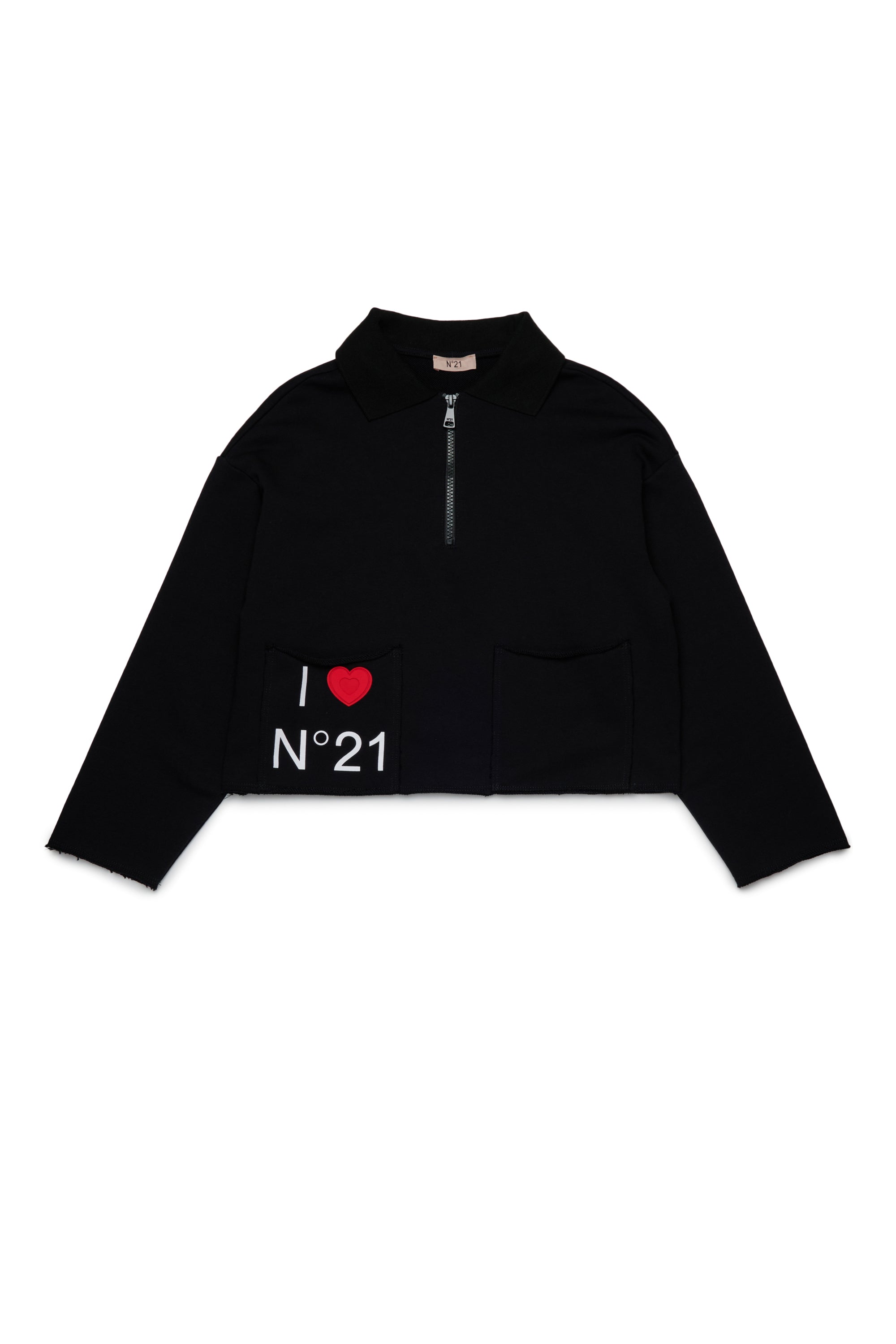 N21 I love N21 collar top