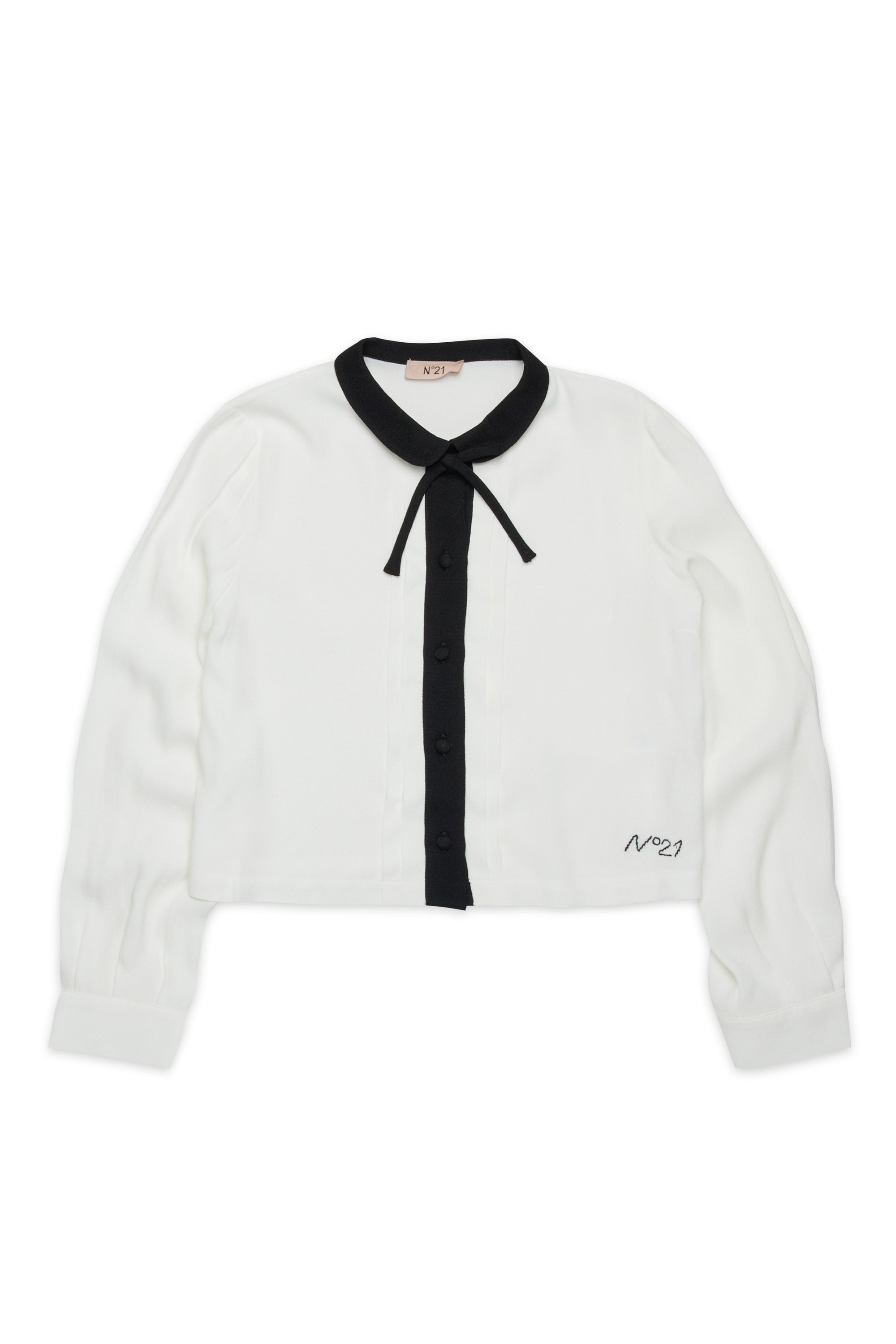 N21 Peter pan bow detail top