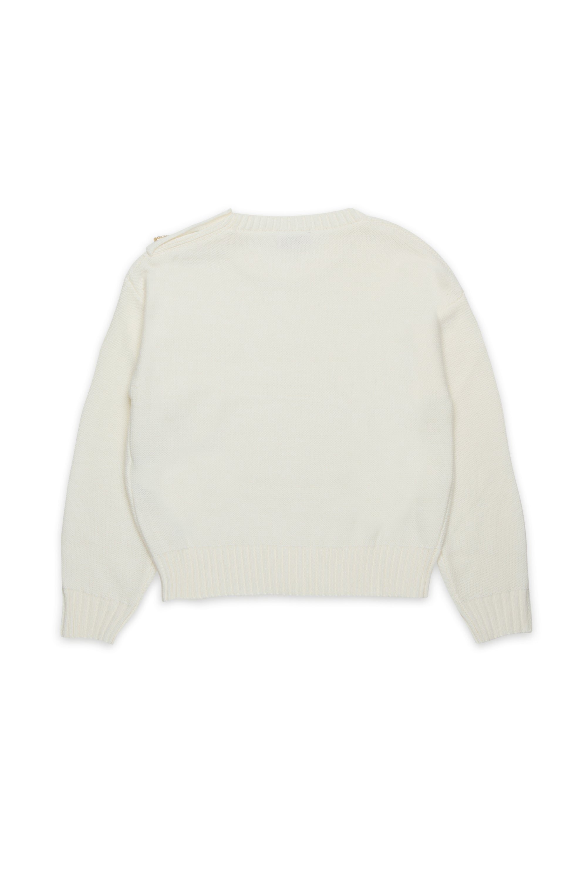 N21 Jeweled shoulder cream sweater