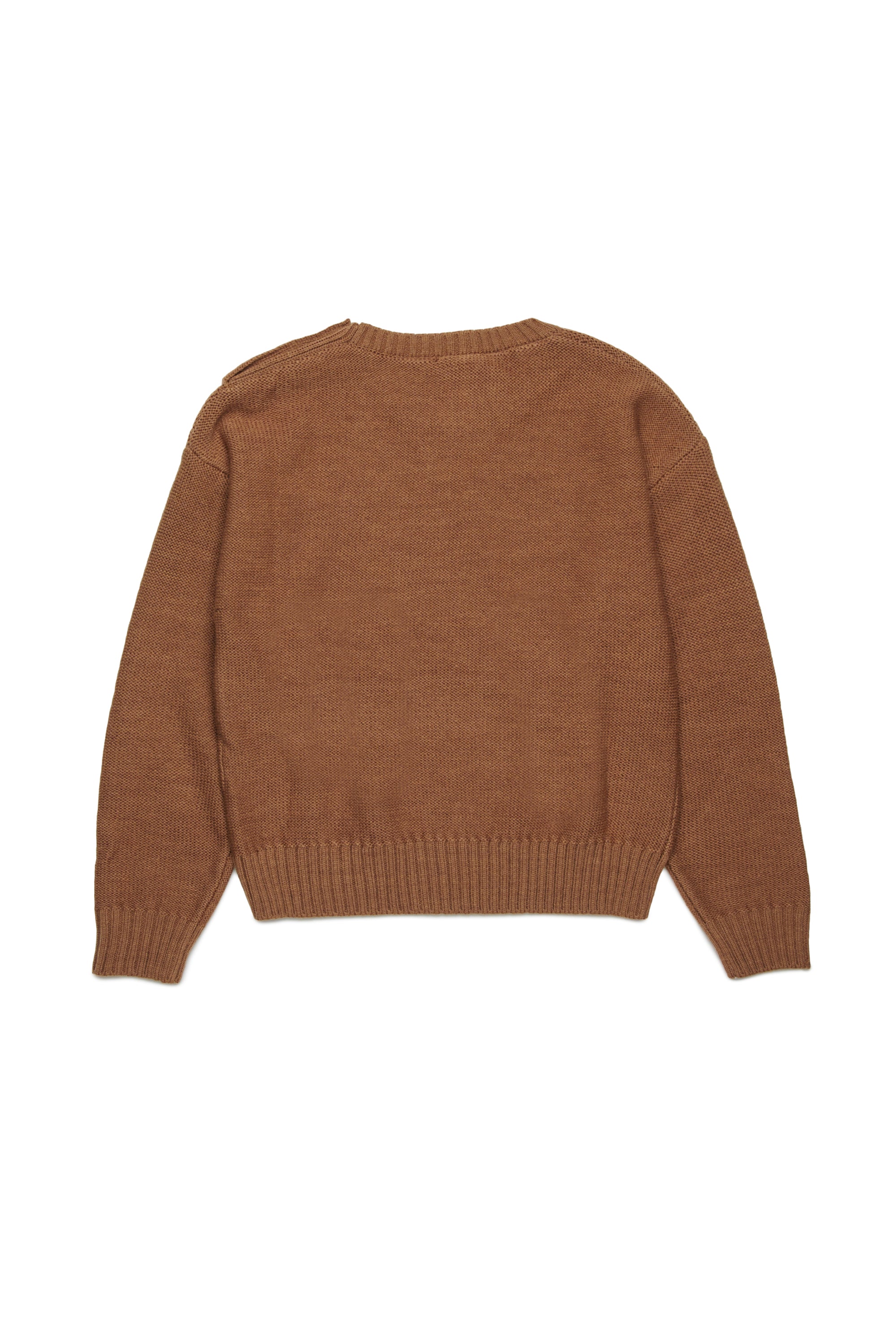 N21 Jeweled shoulder camel sweater
