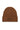 N21 Ribbed brown beanie
