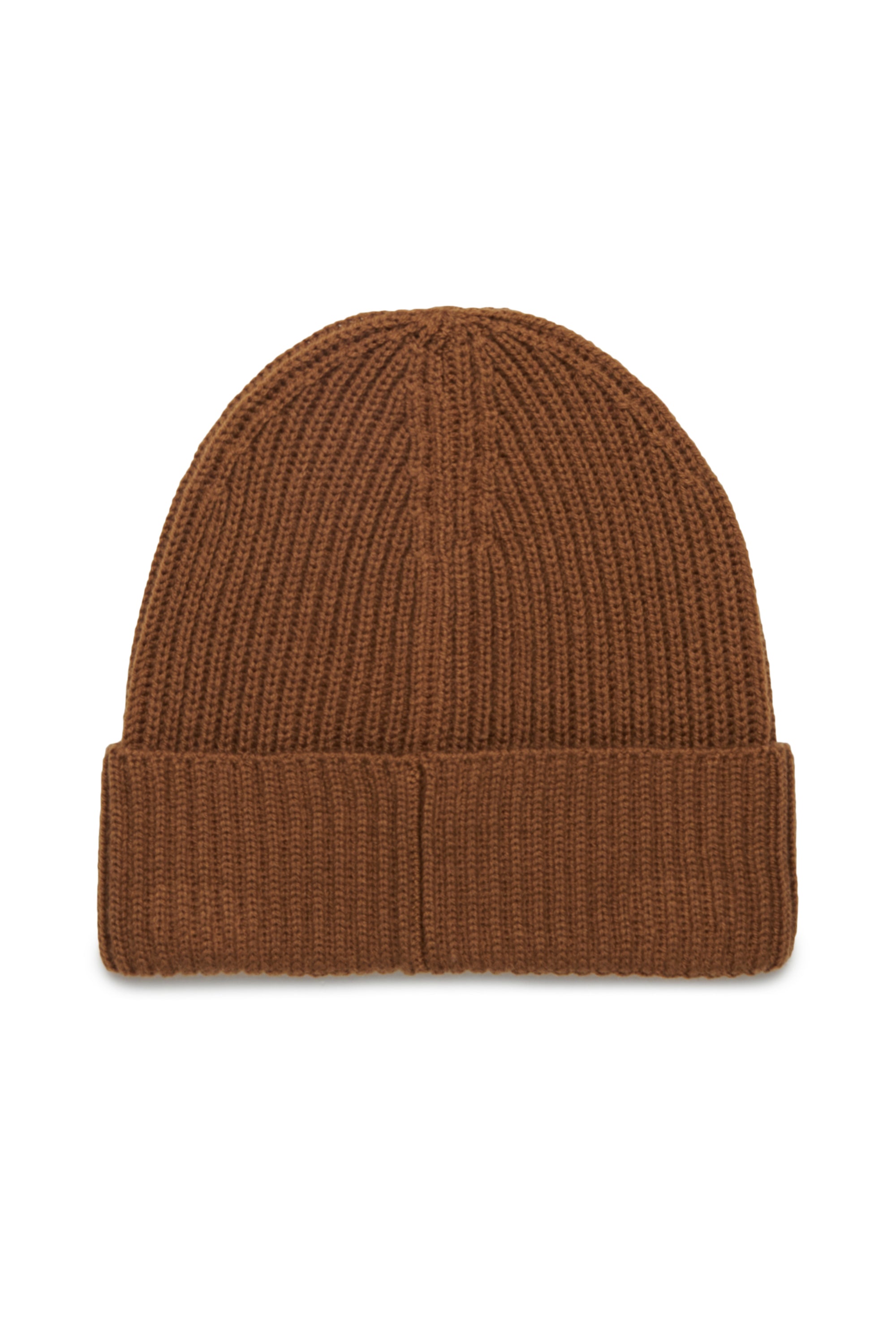 N21 Ribbed brown beanie