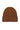 N21 Ribbed brown beanie