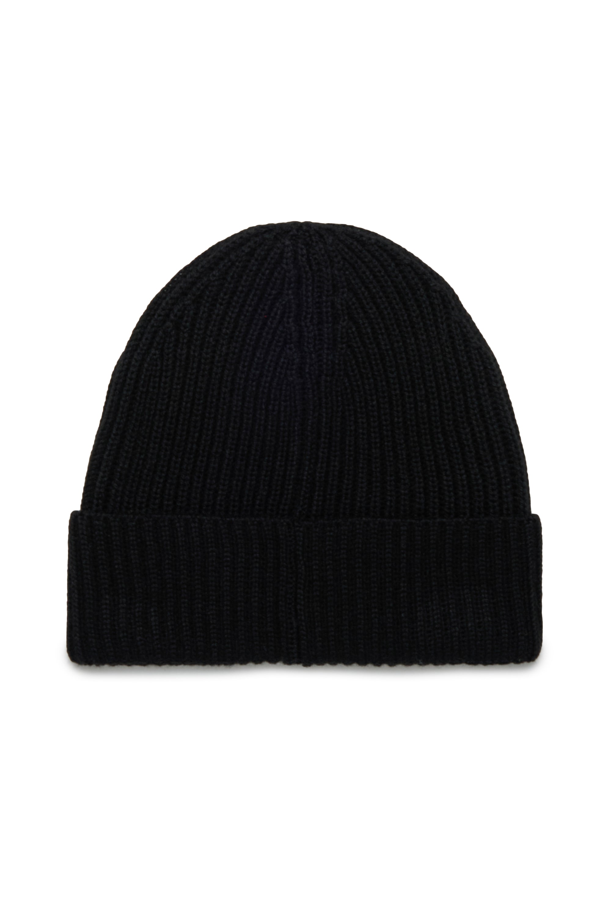 N21 Ribbed black beanie
