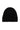 N21 Ribbed black beanie