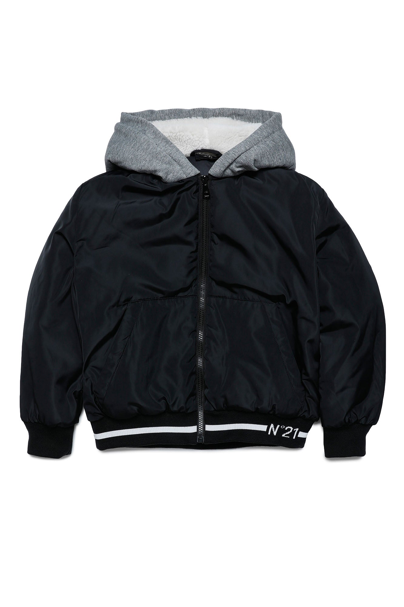 Fleece hoodie Jacket By N21