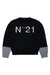 Dipped Sleeves Logo Knit By N21