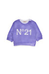 Purple n21 print sweatshirt by N21