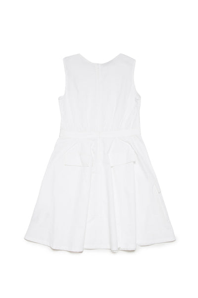 Sleeveless pocket white dress by N21