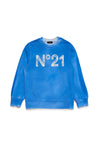Blue n21 print sweatshirt by N21