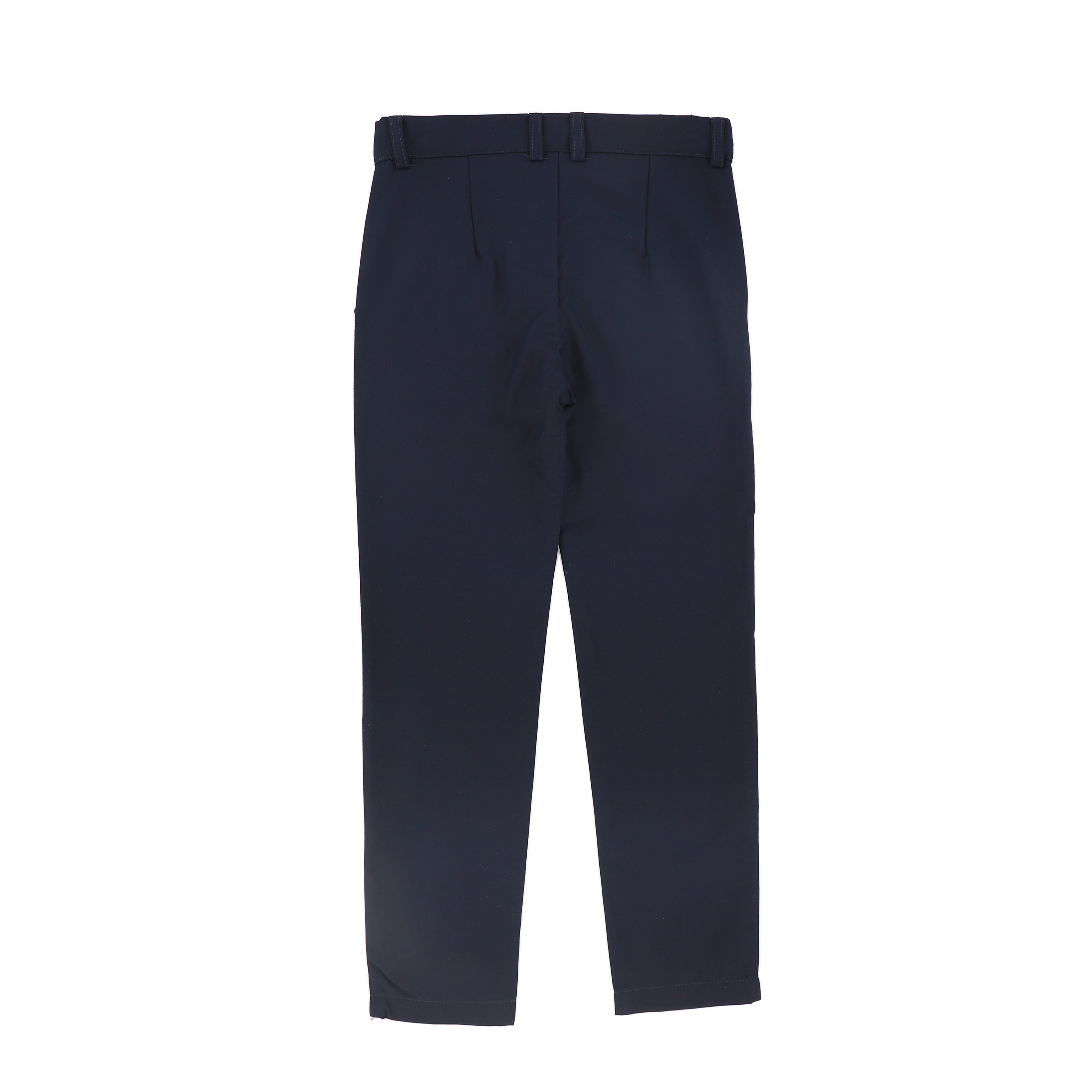Le Bourdon Thin wool navy pants