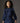 Cozmo Denim ruffle blouse