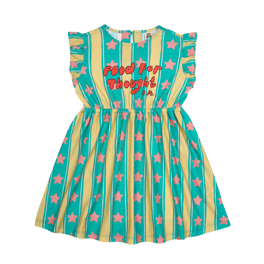 Jellymallow Star Stripe Ruffle Dress - Flying Colors