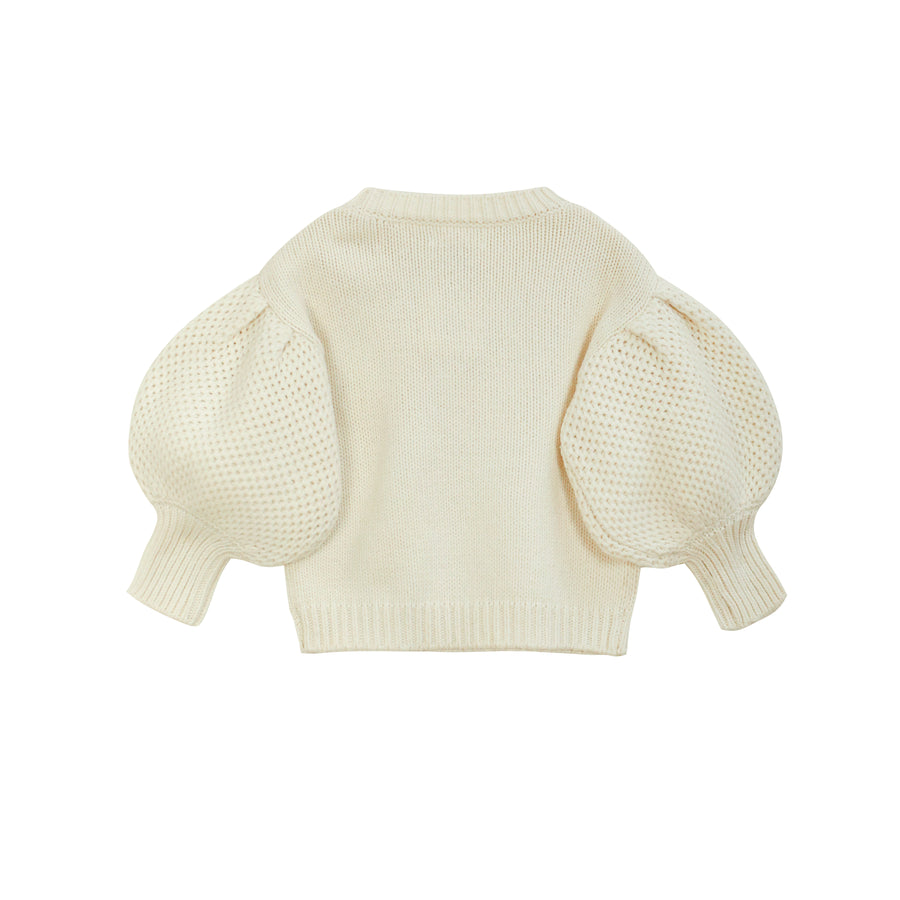 Olivia cream sweater by C'era Una Volta