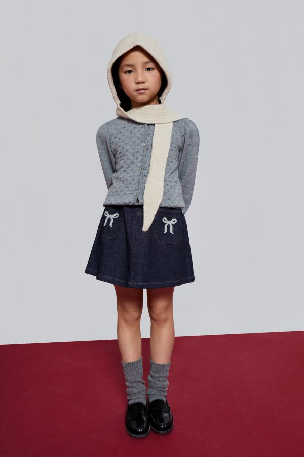 Mipounet Mariane denim skirt