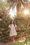 Blush orchid linen shirt dress by Petite Amalie