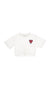 Red patch ivory t-shirt by Philosophy