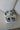 Little Threads toile blue hooded bath towel