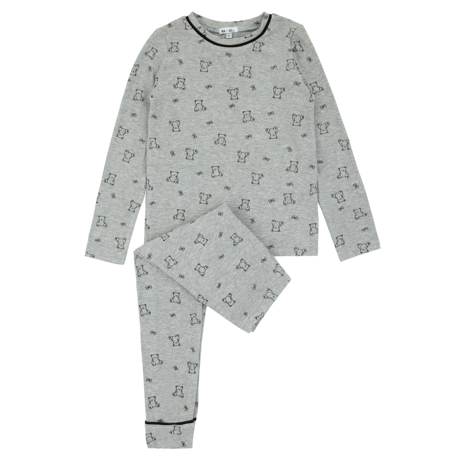 Ra & Da Bear print model pajamas