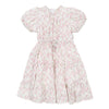 Leaf branch pink dress by Alitsa