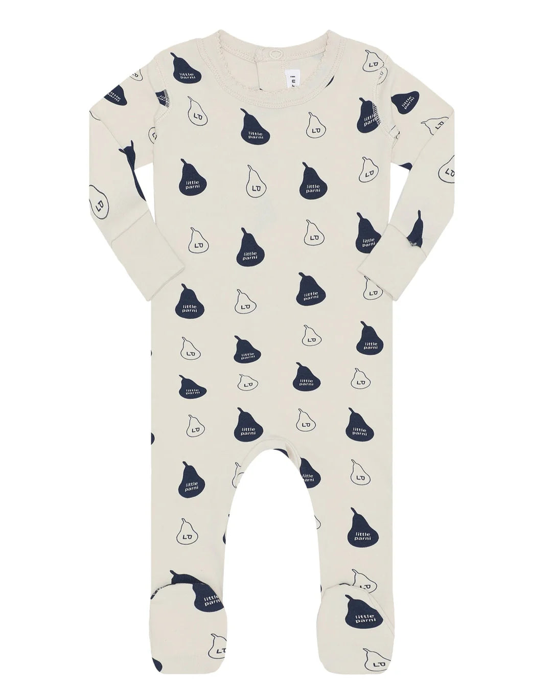 Little Parni Signature LP navy footie + beanie