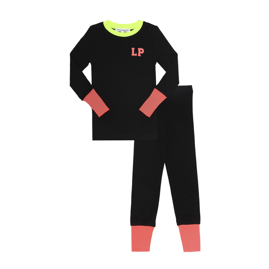 LP black/pink pajamas by Little Parni