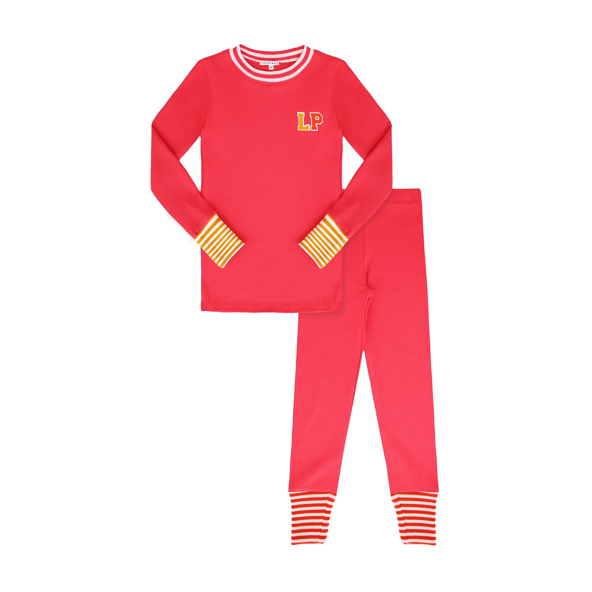 Little Parni Varsity Colorblock Teen Pajamas PJ89 - Pink Final sale Little Parni Varsity Colorblock Teen Pajamas PJ89 - Pink Final sale