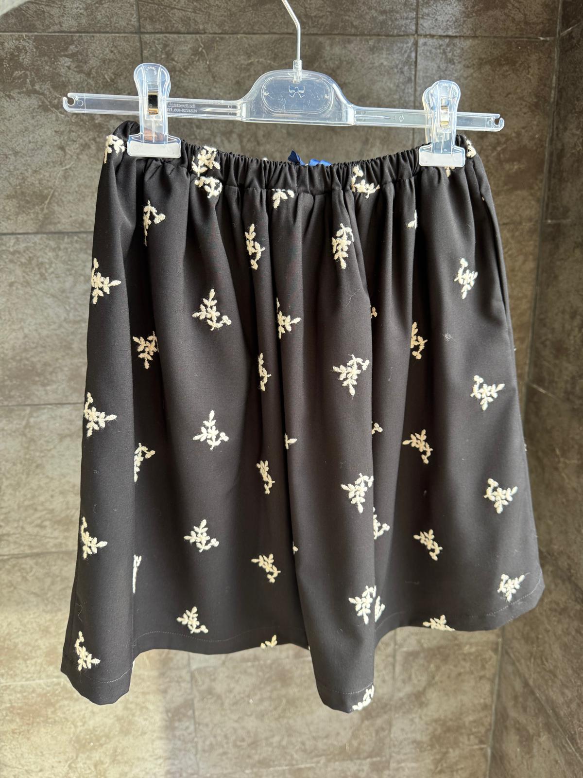 Piccola Ludo Embroidered skirt