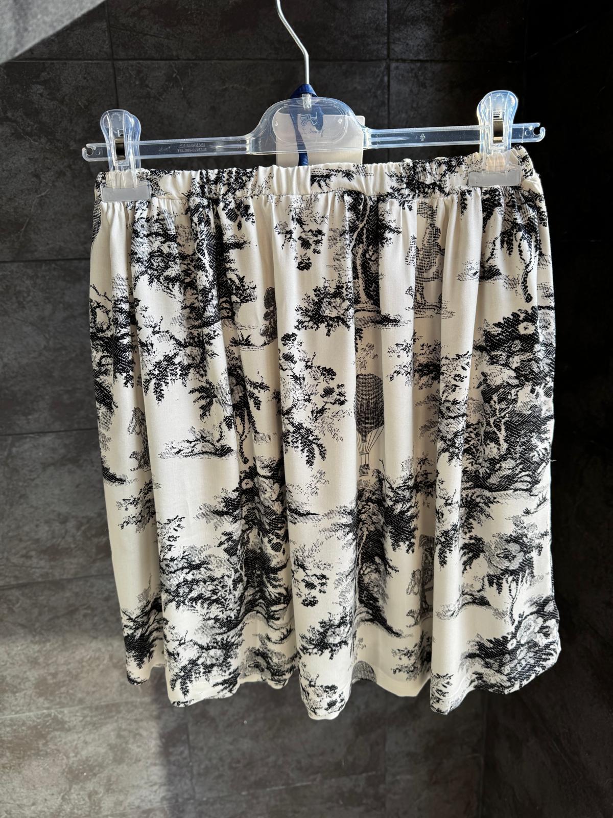 Piccola Ludo Toile printed skirt
