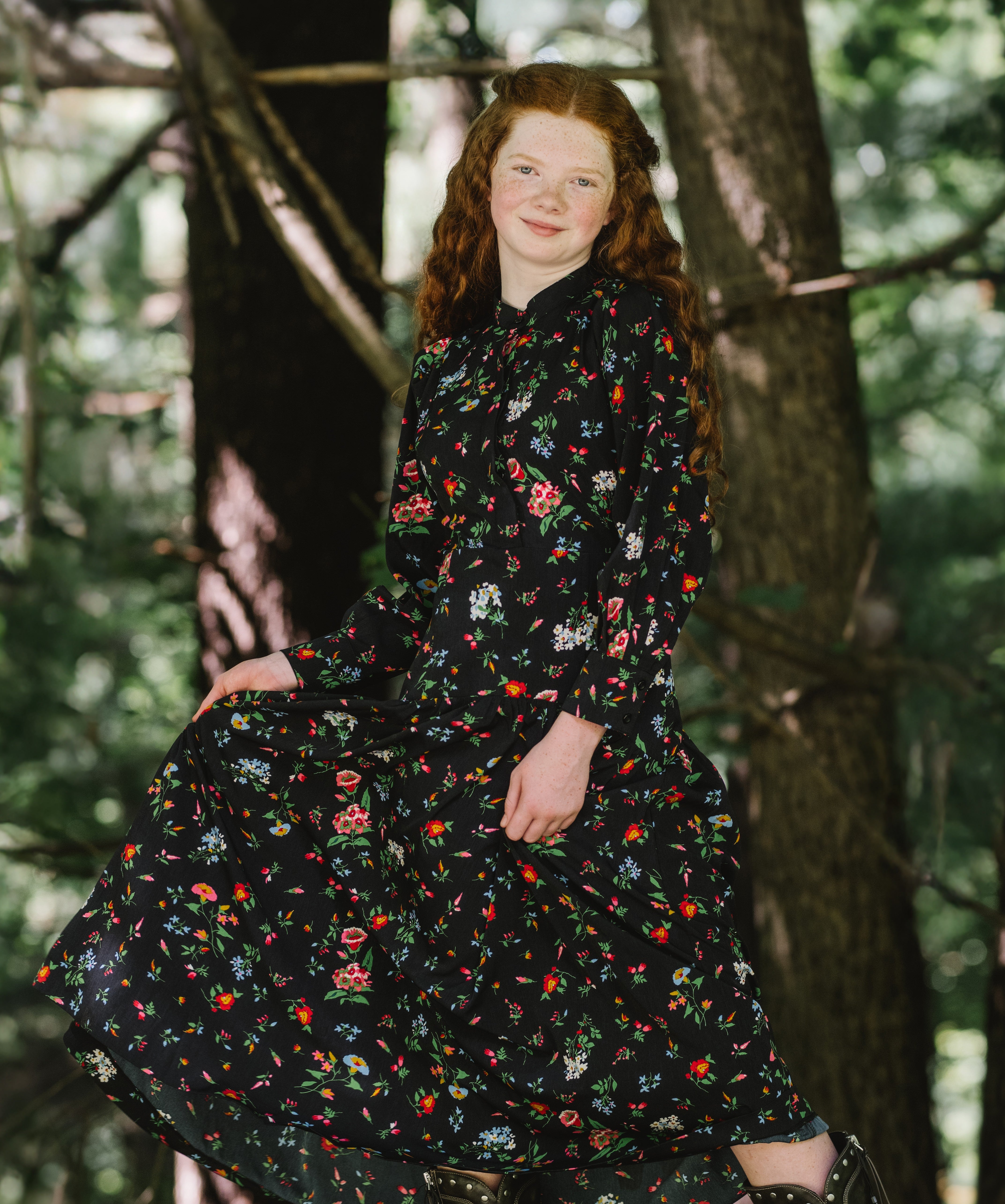 Prairie Anita floral dress