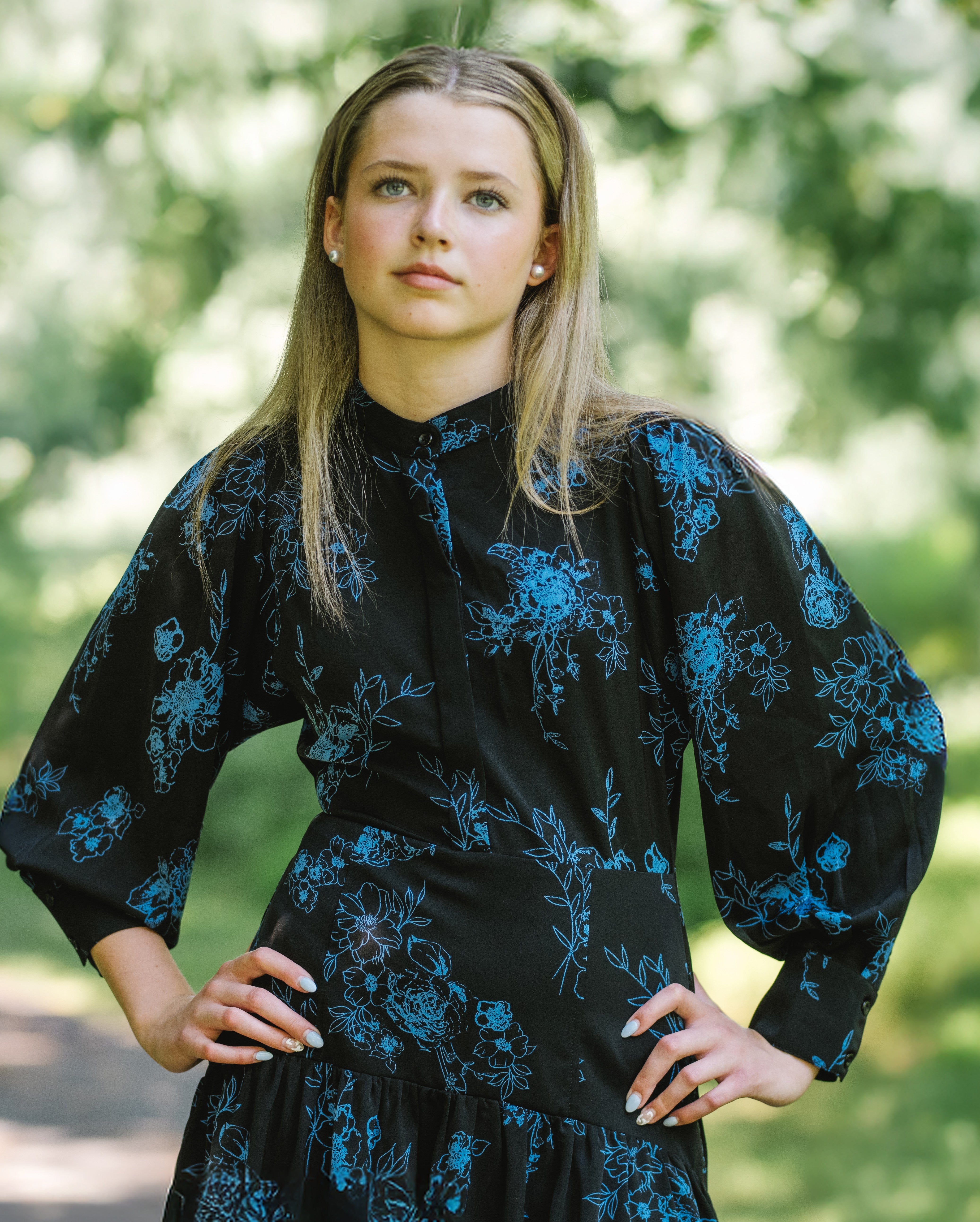 Prairie Delphine printed dress