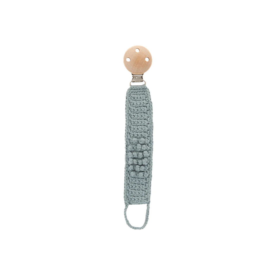 Steel pacifier clip by Patti Oslo