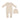 Maniere Pointelle oatmeal footie + beanie