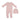 Maniere Pointelle pale pink footie + beanie