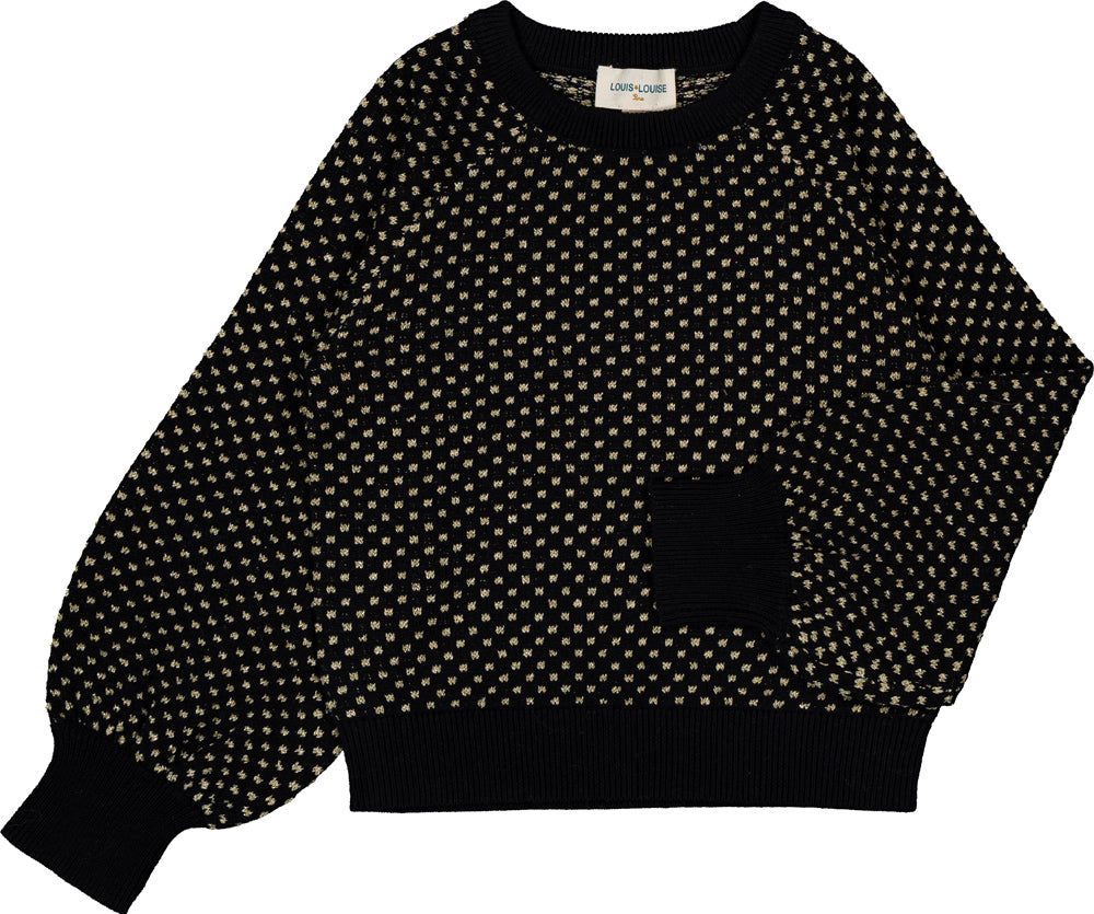Louis Louise Elia black sweater