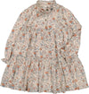 Garance beige flower dress by Louis Louise