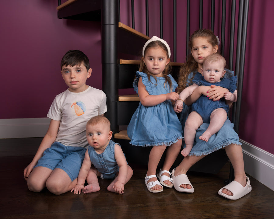 Denim boys romper by Ra & Da