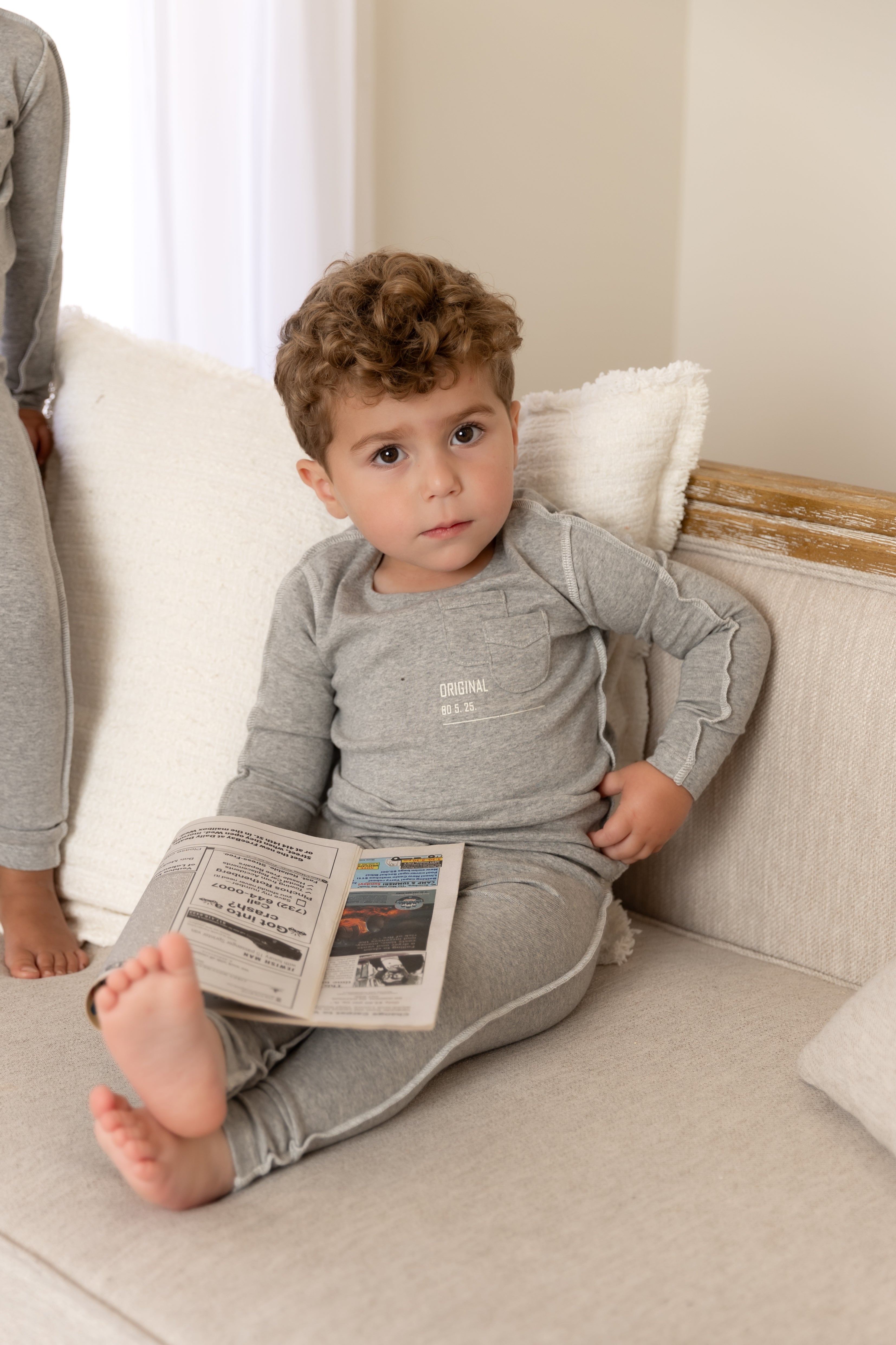 Bee & Dee Raw sewing pattern grey loungewear