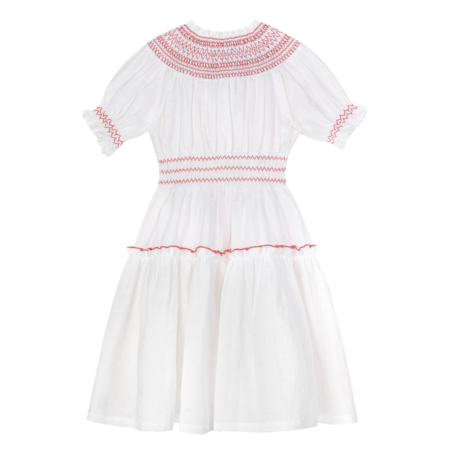 Evelina white dress by C'era Una Volta