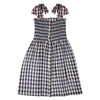 Straps check jumper dress by Tocoto Vintage