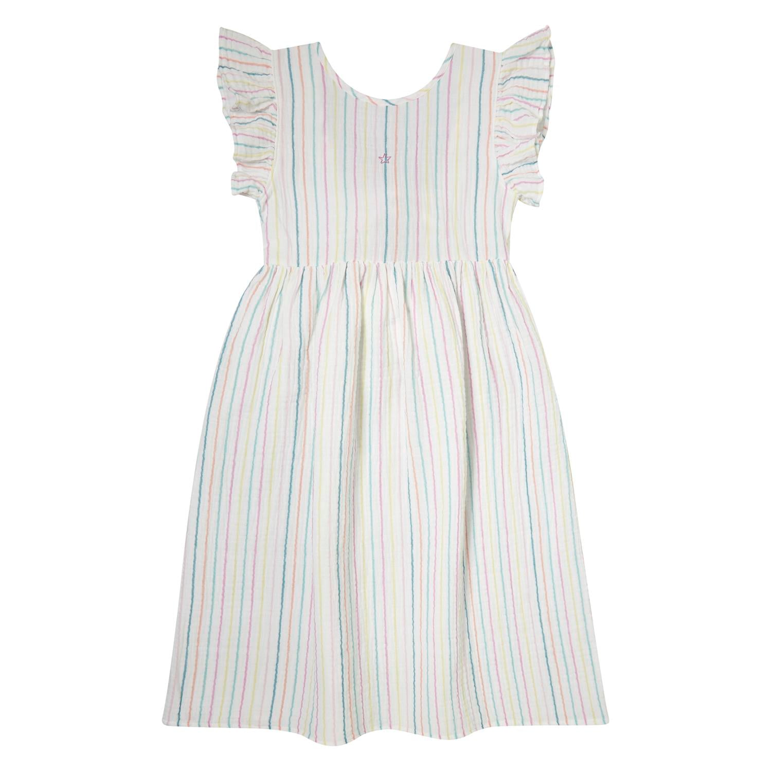 Multicolor stripe dress by Tocoto Vintage