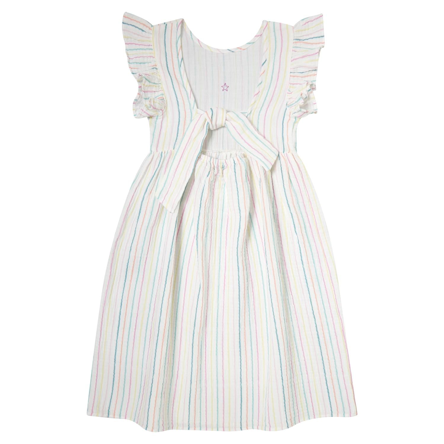 Multicolor stripe dress by Tocoto Vintage