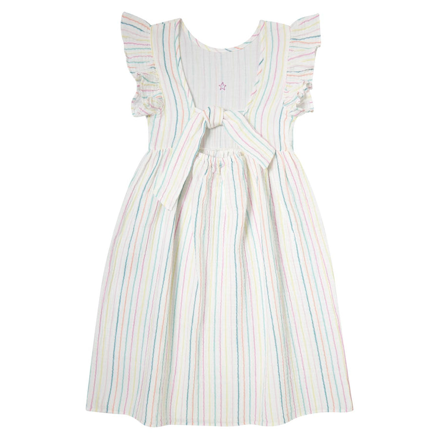 Multicolor stripe dress by Tocoto Vintage