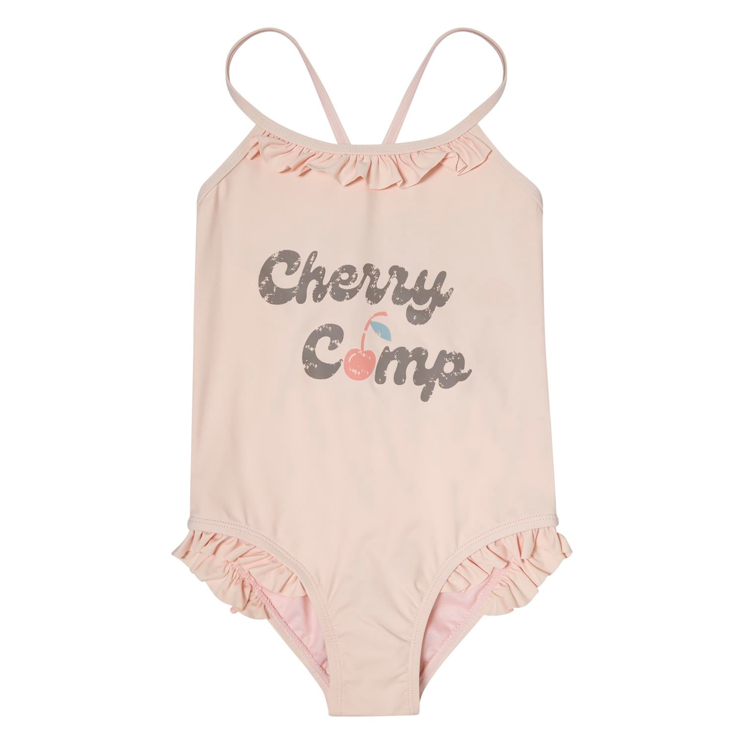 Cherry camp bathing suit by Tocoto Vintage